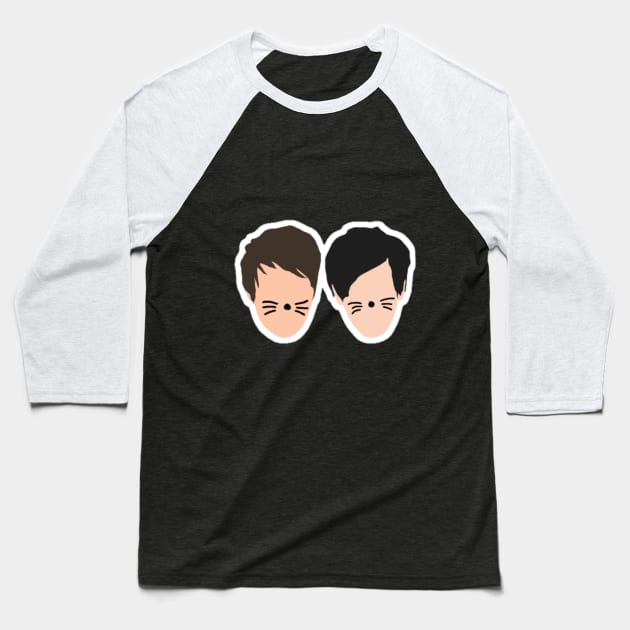 Dan and Phil Baseball T-Shirt by DestinySong